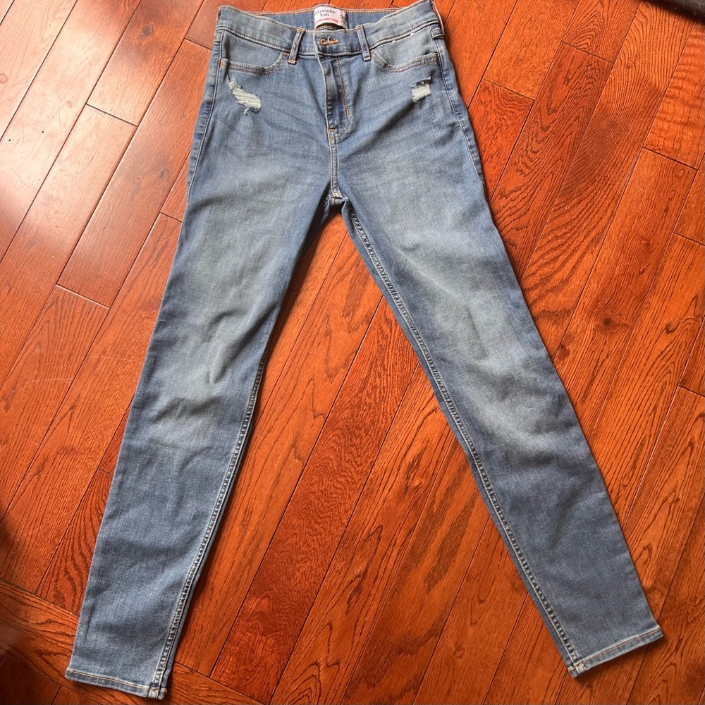 Abercrombie Kids High Rise Super Skinny Jeans
